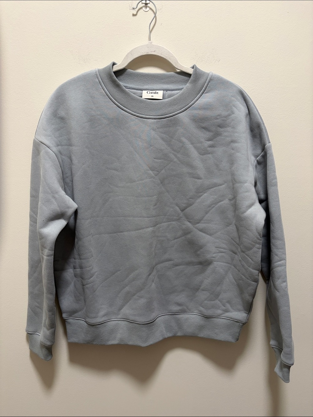 Comfrt Crew Neck Sweatshirt Grey XS